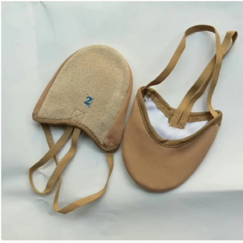 Half Length Rhythmic Gymnastics Equipment Soft Breathable Socks Knitted Sole Shoes Art Gym Child Adult Dancing Pads Insoles