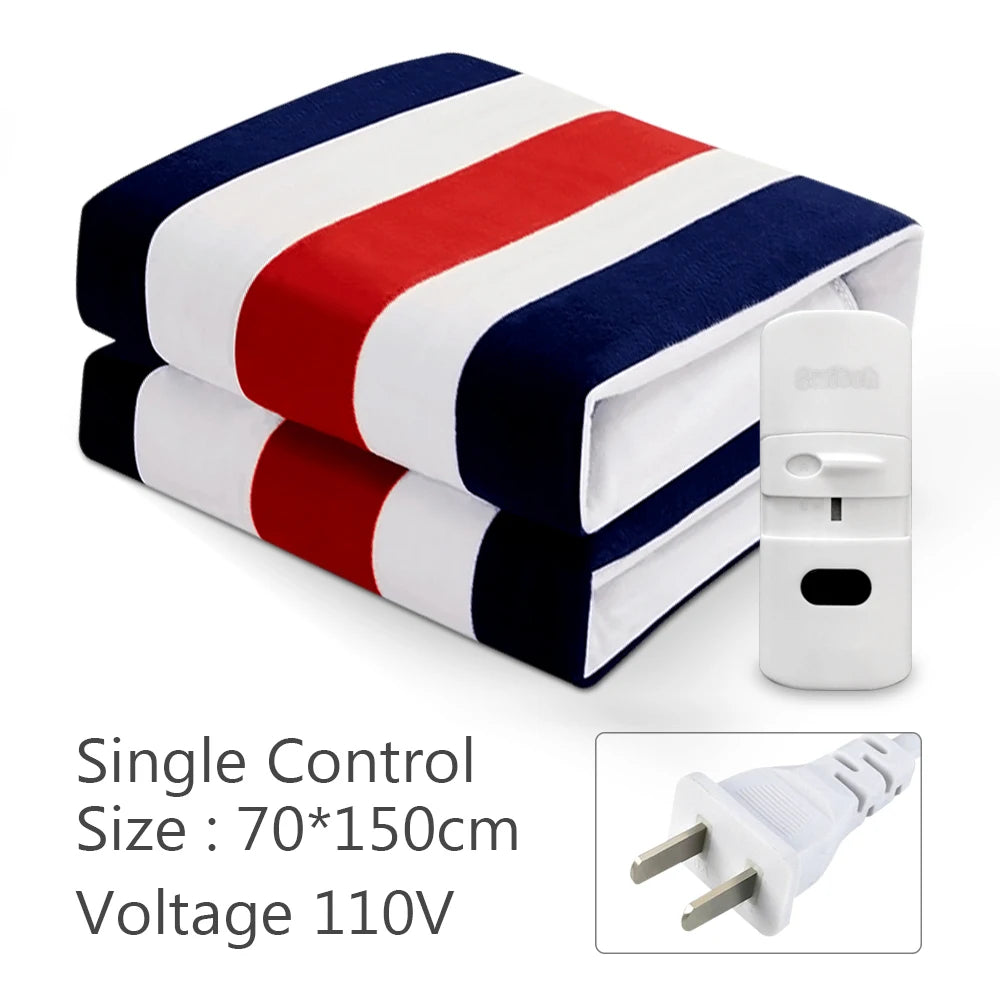 110/220V Electric Blanket Thicker Heaters Electrica Smart Control Heated Blanket Winter Carpet Mat for Home Bedroom Use