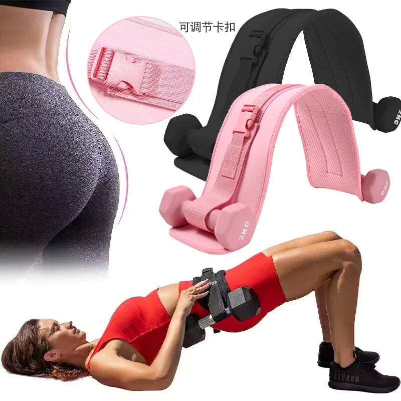 Gym Equipment Fitness Hip Bridge Muscle Exercise Bodybuilding Trainer Sports Dumbbells Waist Weight Belt Thrust Weight Belt