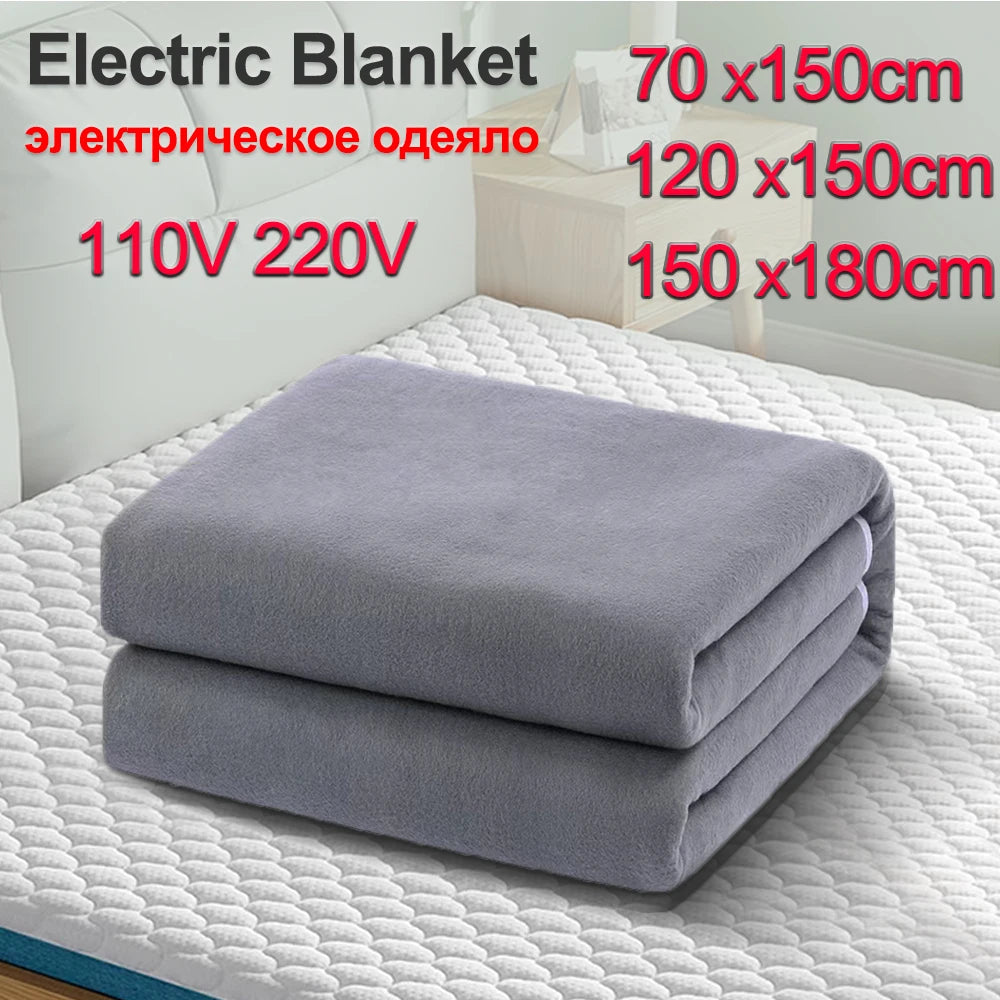 110/220V Electric Blanket Thicker Heaters Electrica Smart Control Heated Blanket Winter Carpet Mat for Home Bedroom Use