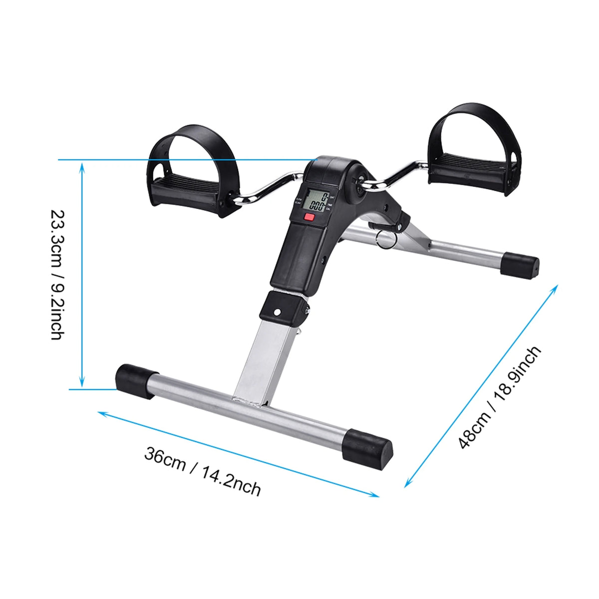 Cycling Gym Exercise Cycling Pedal Exerciser Indoor Folding Cycling Trainer Cycle Pedal Fitness Exerciser Leg Workout