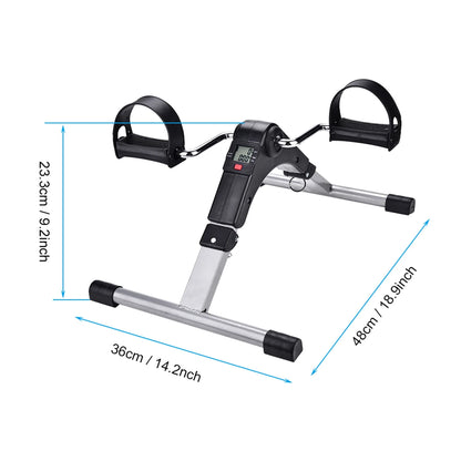 Cycling Gym Exercise Cycling Pedal Exerciser Indoor Folding Cycling Trainer Cycle Pedal Fitness Exerciser Leg Workout