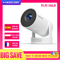 Magcubic HY300 Pro+ Projector 4K Android 11 290ANSI Portable  WiFi 6 BT5.4 Outdoor Theater 5W HiFi Speaker 720P HD Supported