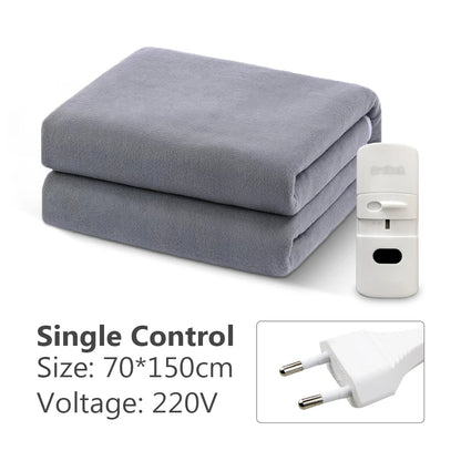 110/220V Electric Blanket Thicker Heaters Electrica Smart Control Heated Blanket Winter Carpet Mat for Home Bedroom Use