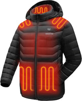 Men Heated Jacket USB Electric Heated Coat Hunting Hiking Camping Outdoor Skiing Heating Jacket Camping Heated Clothing